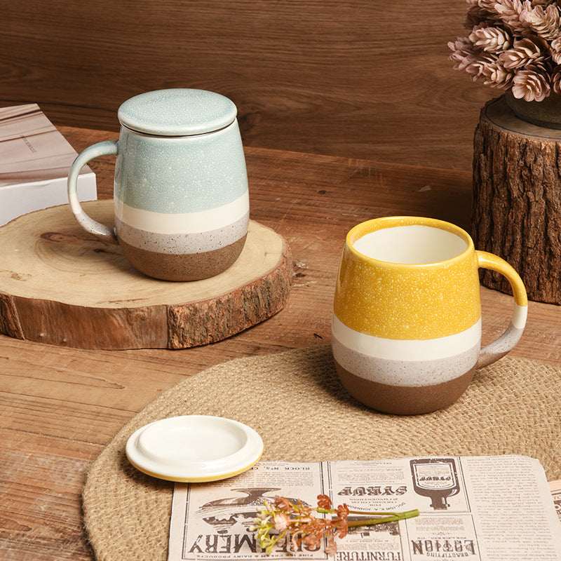 Mug with Lid Ceramic Mug