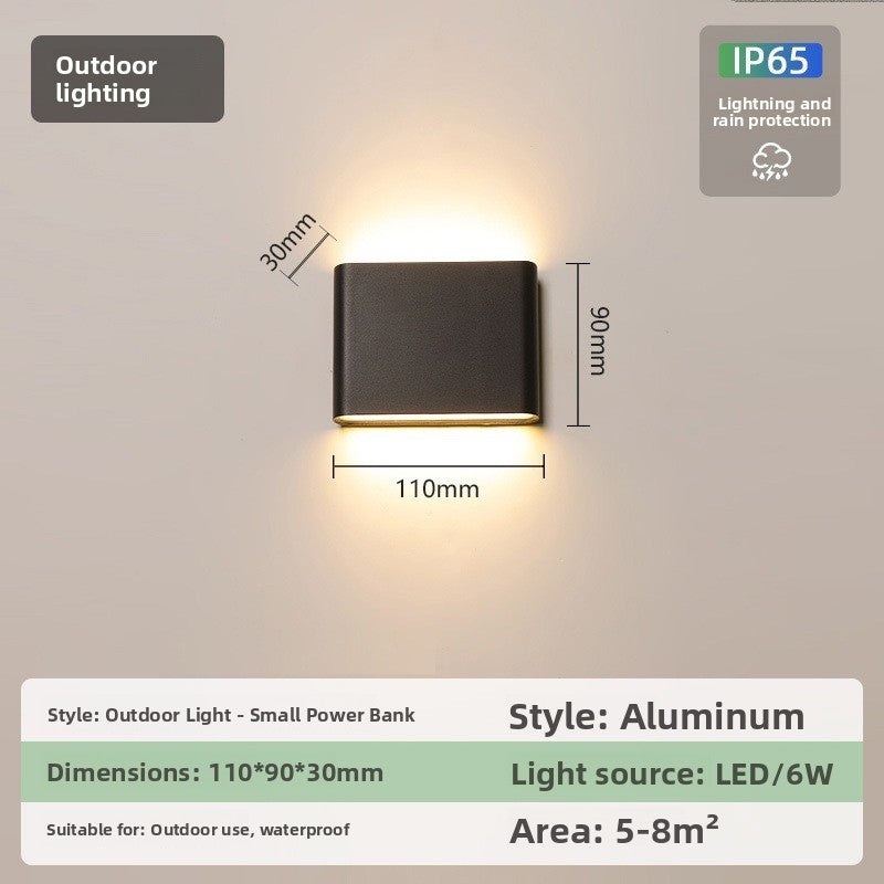 Ultra-Thin Waterproof Outdoor LED Wall Light