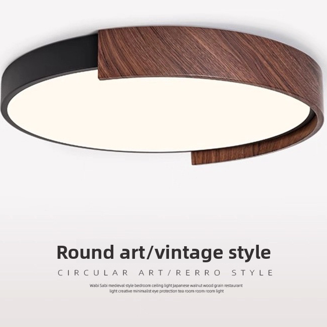 Full Spectrum Eye Protection LED Ceiling Lamp Retro Design