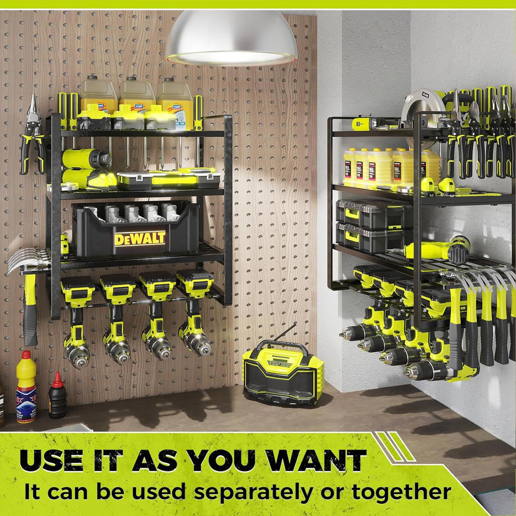 Wall Mounted Tool Storage Rack