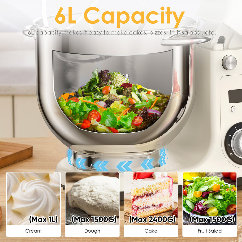 Smart Chef Machine DC Silent Dough Mixer