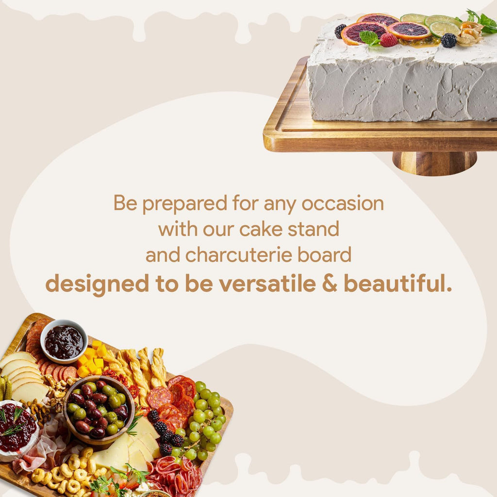Wooden Cake Tray