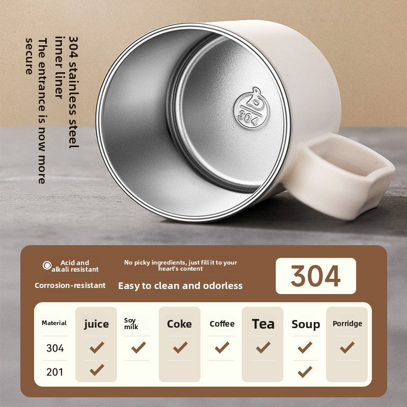 Stainless Steel Mug with Lid for Coffee Tea
