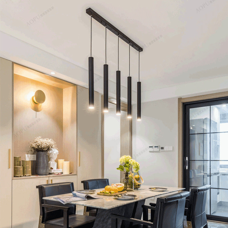Modern Cylindrical LED Chandelier Lighting