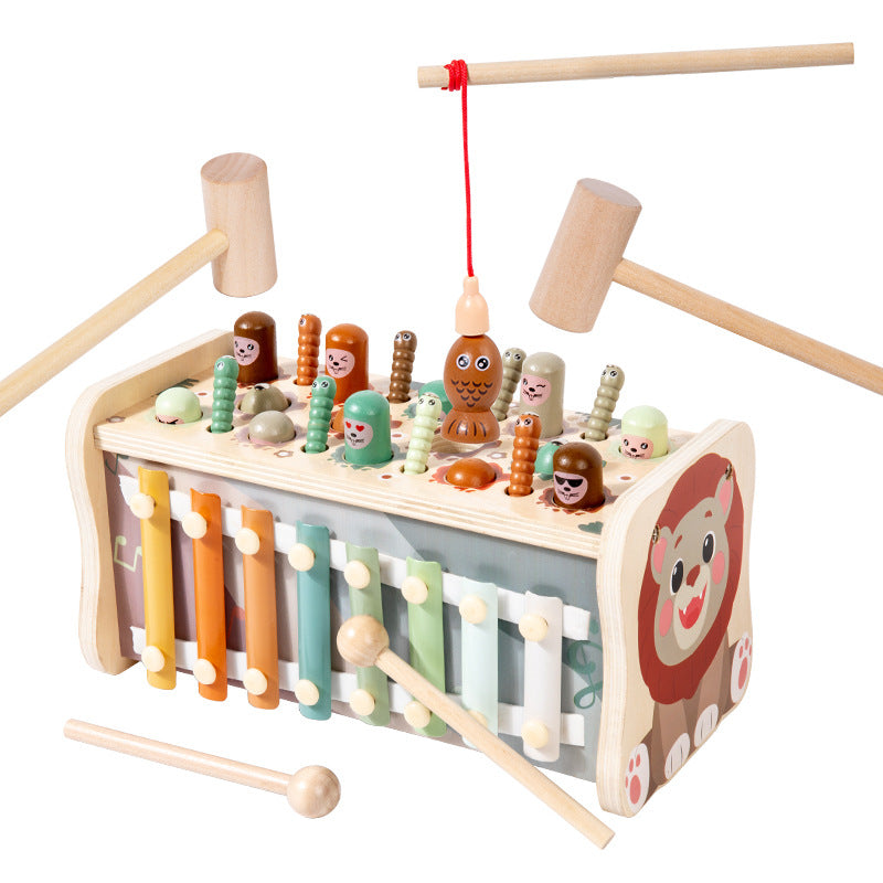 Multifunctional Wooden Early Education Toy