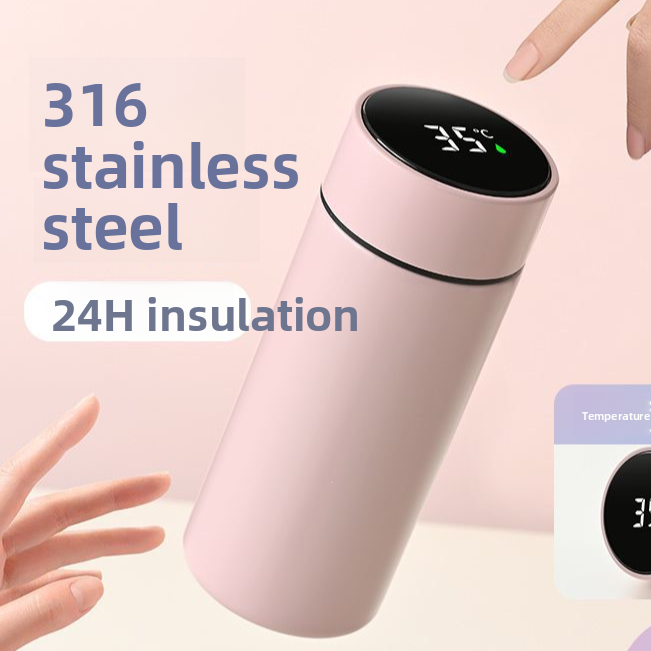 Temperature Display Stainless Steel Thermos Cup
