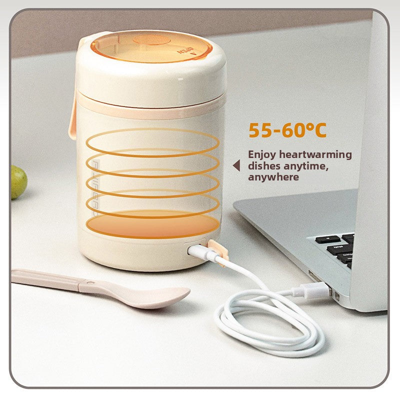 USB Car Heating Insulated Food Jar
