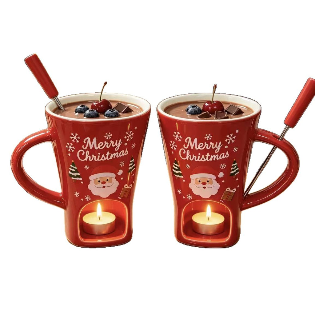 Christmas chocolate mug