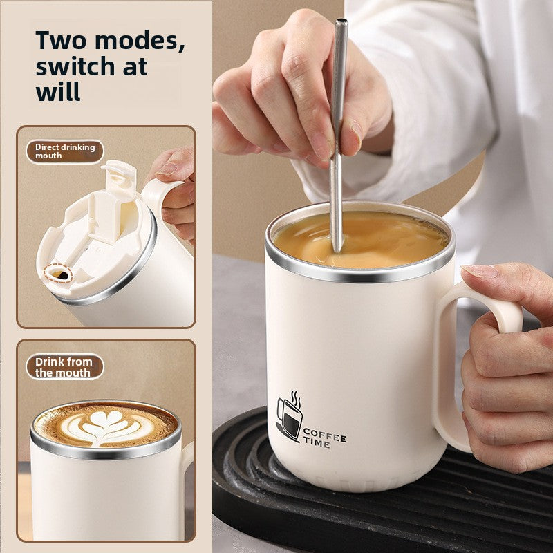 Stainless Steel Mug with Lid for Coffee Tea