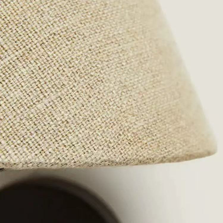 Japanese Retro Fabric Wall Lamp with Warm Light
