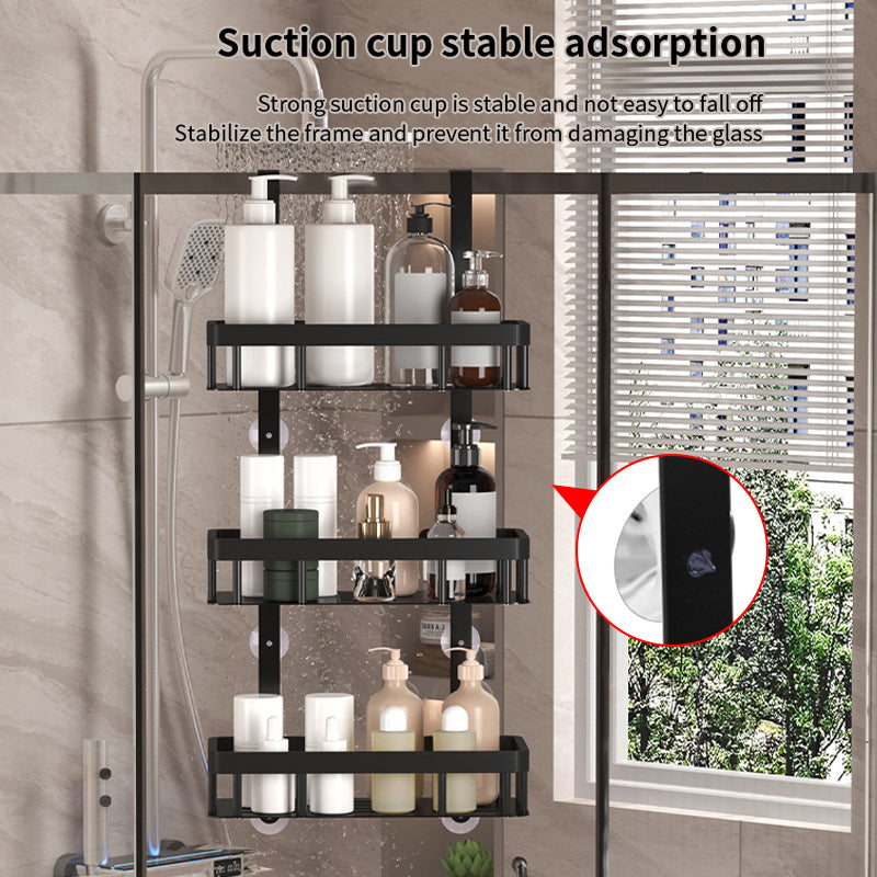 Wall Mounted Bathroom Organizer Rack