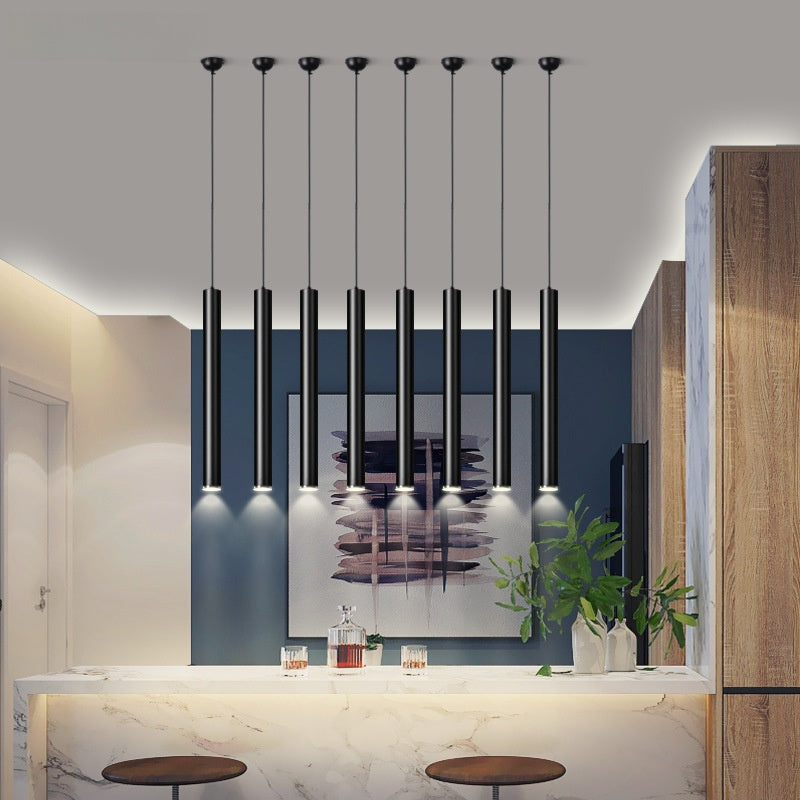Modern Cylindrical LED Chandelier Lighting