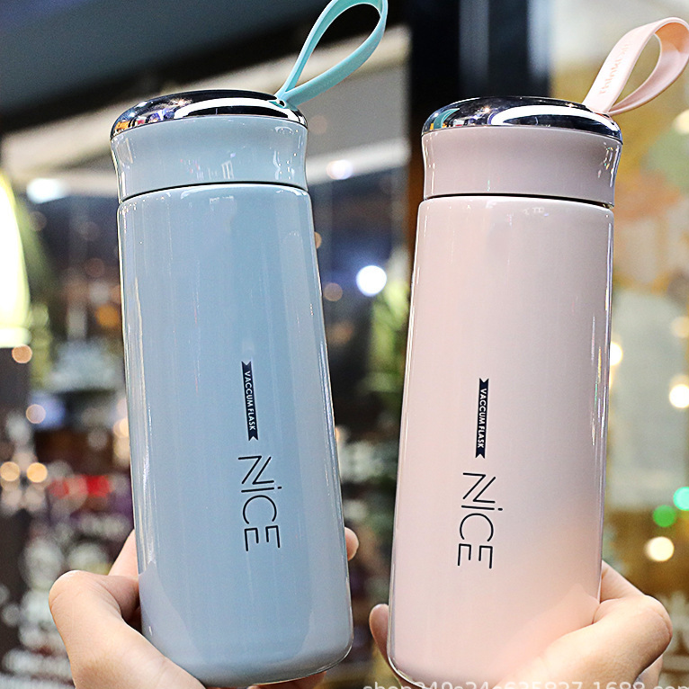 Custom Logo Double Wall Glass Cup with Lid