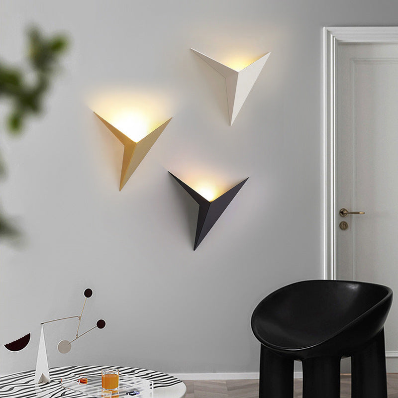 Windmill wrought iron wall lamp