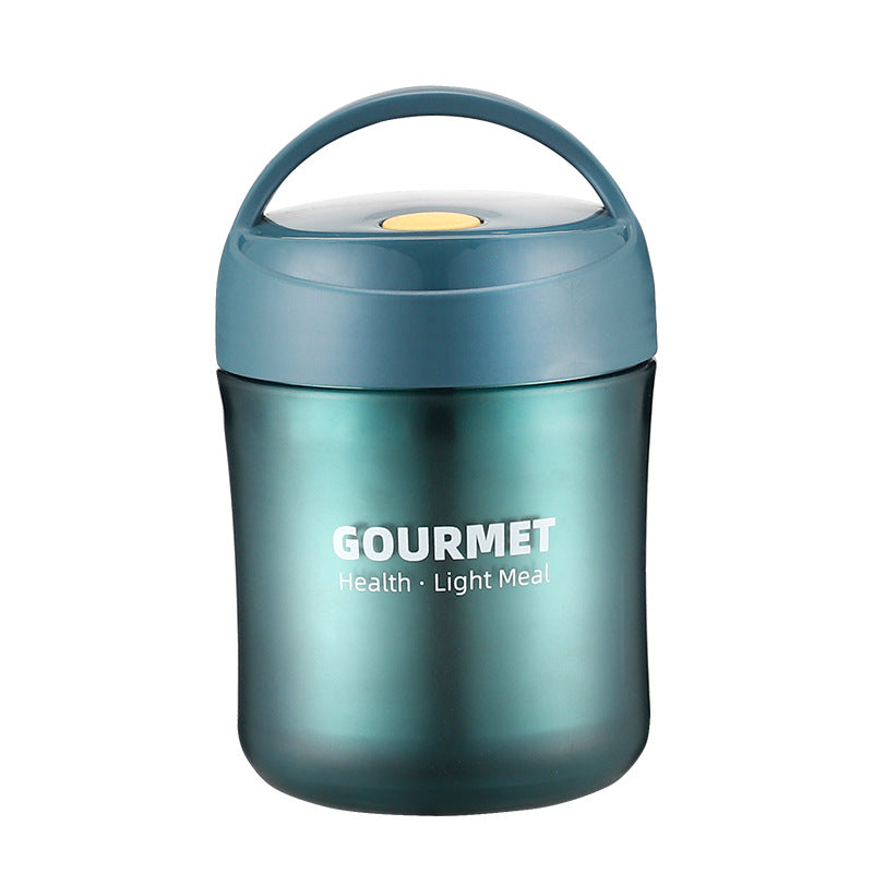 Stainless Steel Insulated Soup Cup with Spoon