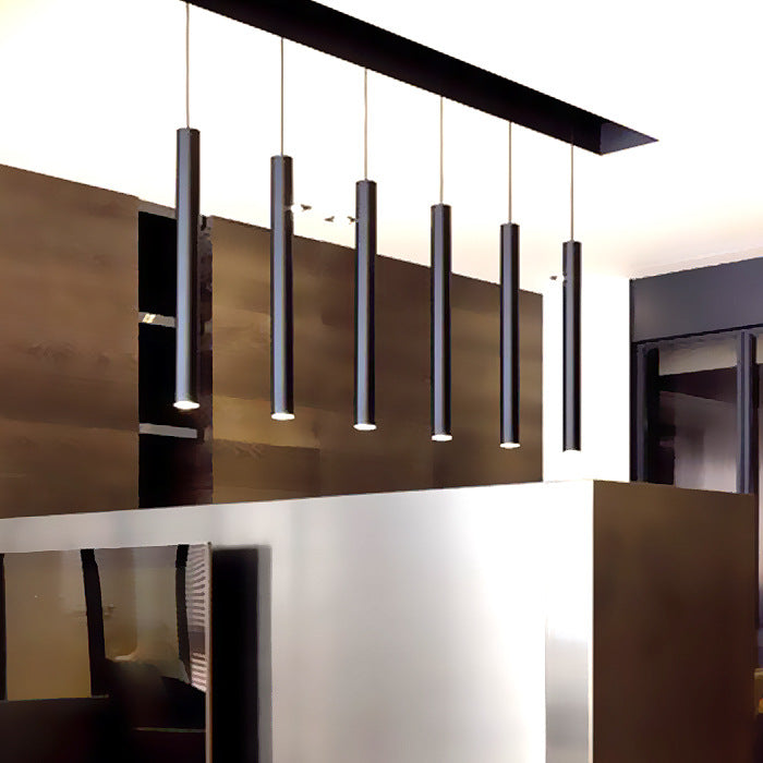 Modern Cylindrical LED Chandelier Lighting
