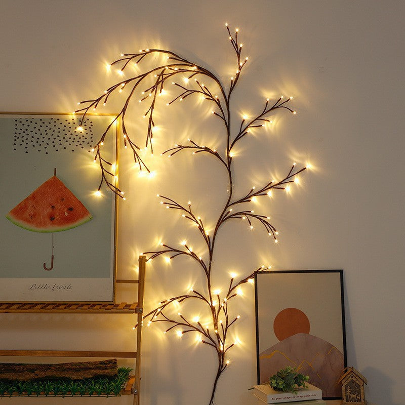 Flexible LED Rattan Branch Light String