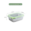 Food-grade 304 stainless steel sealed leak-proof preservation box