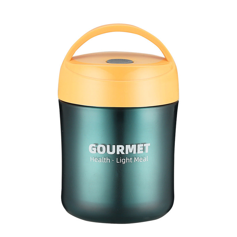 Stainless Steel Insulated Soup Cup with Spoon