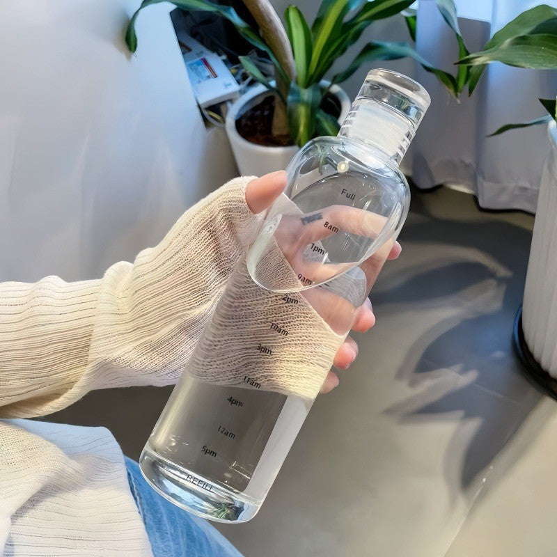 Glass Bottle Water Cup