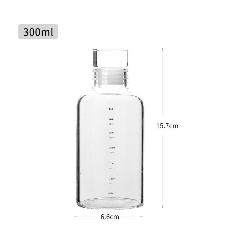 Glass Bottle Water Cup