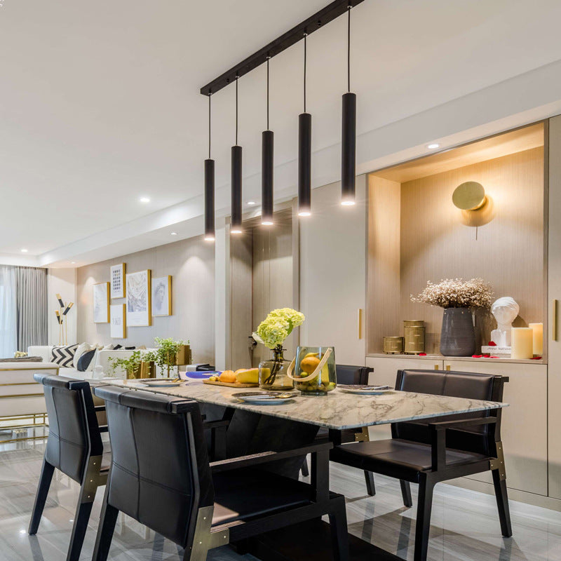 Modern Cylindrical LED Chandelier Lighting