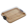 Wooden Charcuterie Board with Compartments and Lid