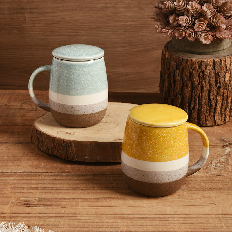 Mug with Lid Ceramic Mug
