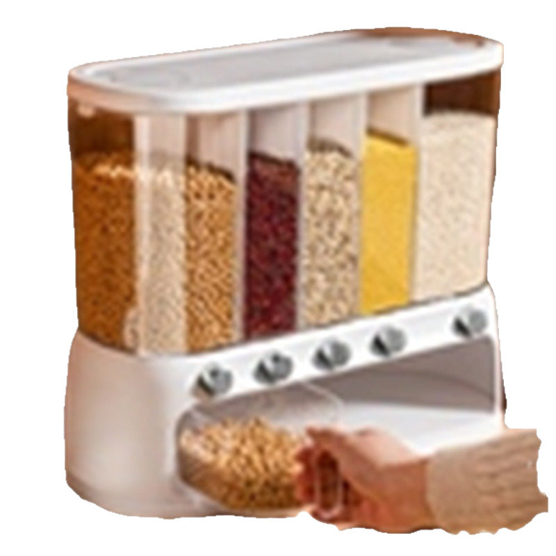 Japanese-Style Rotating Grain Storage Container