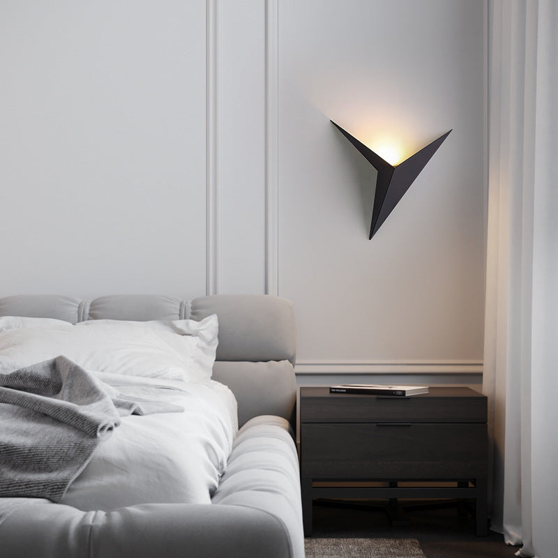 Windmill wrought iron wall lamp