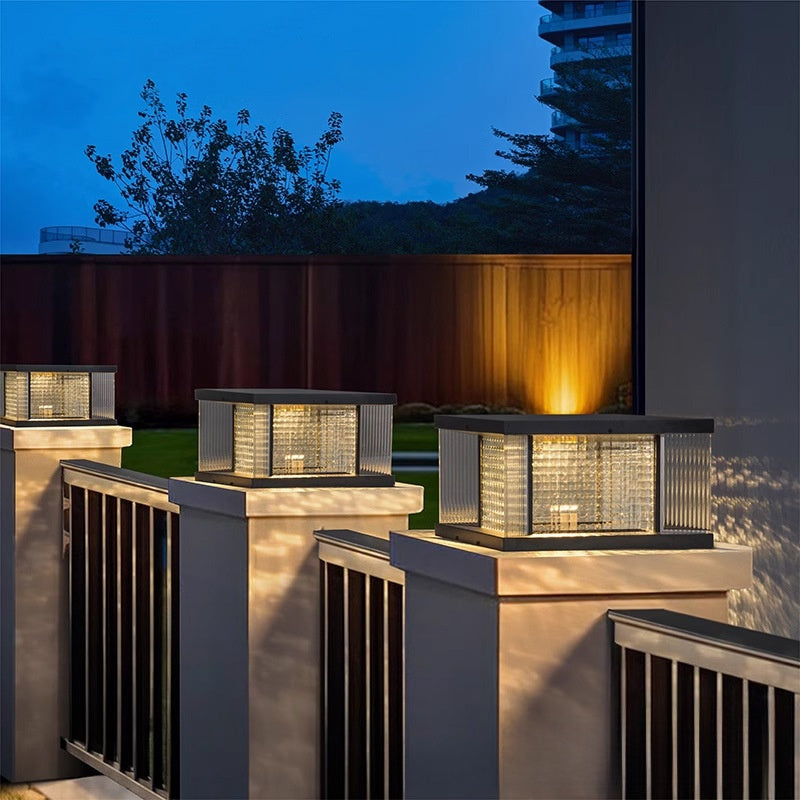 Solar Column Outdoor Garden Lamp